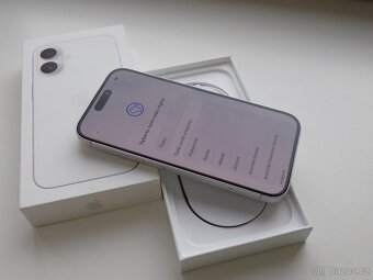 APPLE iPhone 16 128GB Bílý - ZÁRUKA 12 MĚSÍCŮ - JAKO NOVÝ - 3