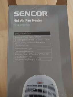 Sencor hot air fan - 3