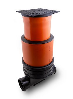 Teleskopický čtvercový litinový poklop DN315 včetně manžety - 3