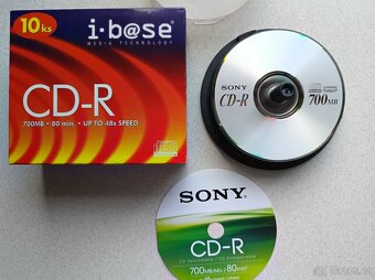 NOVÁ, nerozbalená CD-R a CD-R a DVD-RW. I jednotlivě. - 3