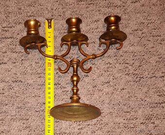 Mosazný svícen 1 - 3