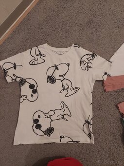 7 ks dívčích triček 128/123 - 3