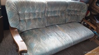 Sedací souprava masiv+stůl - 3