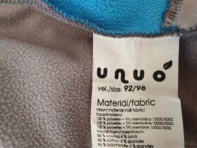 Unuo dětská softshellová bunda s fleecem basic - 3