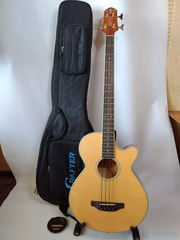 ZAMLUVENO Akustická basová kytara Crafter BA-400EQ/N - 3