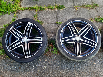 Alu disky MAM 11 8x18" ET42 5x112 s pneu pro VW, Audi... - 3