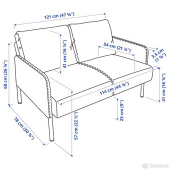 Ikea pohovka GLOSTAD - 3