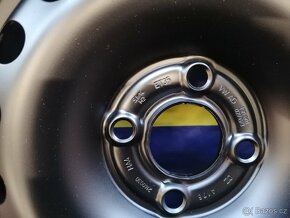 Plechové disky Škoda Volksw. 14" 4X100 J5,5 ET35 - 3