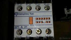 Stykač s přídavnými kontakty Elektropřístroj písek ep1 a 31 - 3