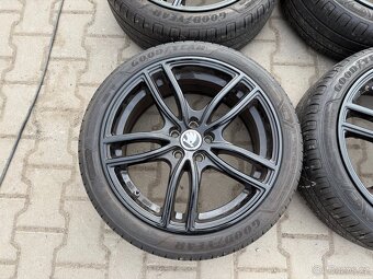 4x al kola 5x100 17 + pneu letní 205/45 R17 - 3