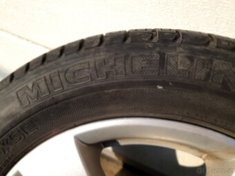 Orig alu kola škoda 185/60 R 14 Michelin 5x112 ET43 - 3
