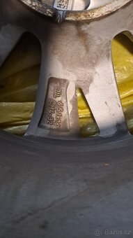4x alu kola R16 Peugeot včetně letních pneumatik 215/65 R16 - 3
