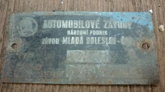 MOTO VĚCI JAWA PAŘEZ + AUTOMOBILOVÉ ŠTÍTKY ŠKODA ATD - 3
