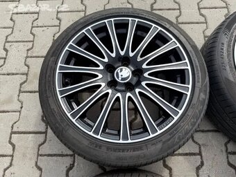 4x al kola 5x112 18 + pneu letní 225/45 R18 - 3