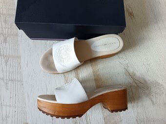 Pantofle na podpatku, dřevaky Tommy Hilfiger - 3