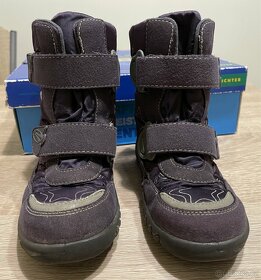 Dívčí zimní fialové boty Richter Sympatex, vel.28 - 3