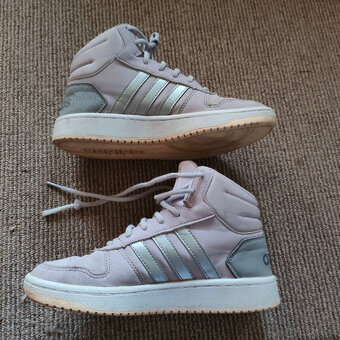 Vyšší lila tenisky Adidas 36 - 3
