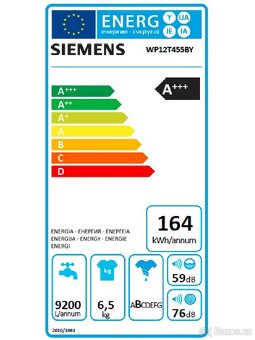 A+++ moderní 40cm TOP značková pračka Siemens - 3