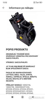 JEDNOTKA PRO KÁVOVARY SAECO PHILIPS. - 3