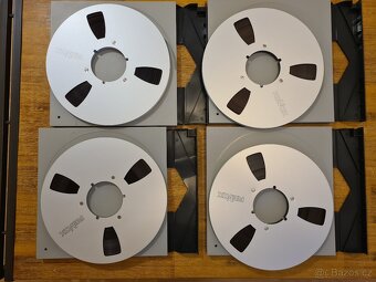 Tři ALU cívky Revox s páskou Revox v archivboxu Revox - 3