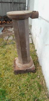 Starodávná litinová kamna Alfa Thermo Patent 49686 - 3