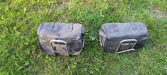 Prodám velké kožené brašny na chopper, cruiser - 3