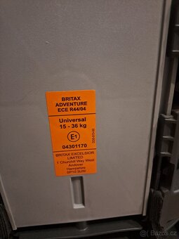Britax adventure ECE R44/04 - 3