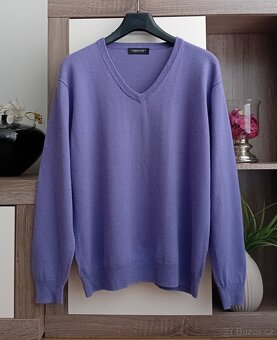 Loden-Frey luxusní svetr vel. L/XL kašmír hedvábí nový - 3