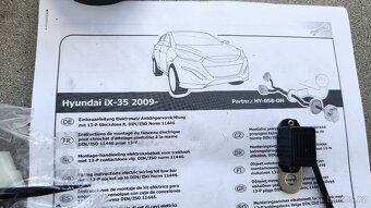Nová elektroinstalace k tažnému zařízení HYUNDAI Ix35 - 3