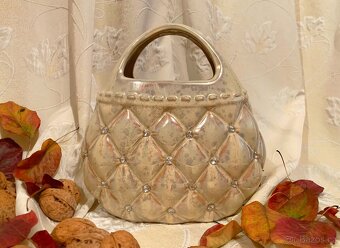 Vintage váza z kolekce Venezia, kabelka (taštička) - 3