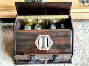 Starožitné rádio Telefunken 4A, rok 1928, Německo - 3