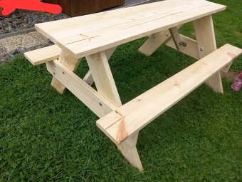 Dětský pivní set sezení lavička. - 3