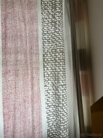 Šedou růžové závěsy - 3