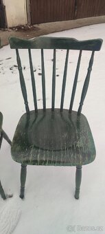 Dřevěné židle 3 ks - 3