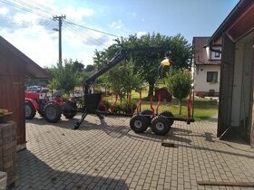 Vyvážečka, vyvážecí vlek, hydraulická ruka - 3