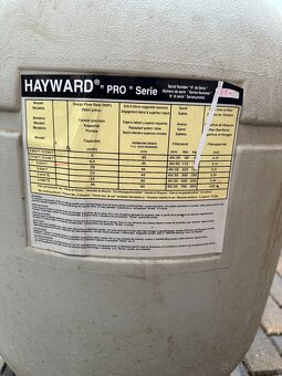 Pískový filtrační systém Hayward Pro-Series™ - 3