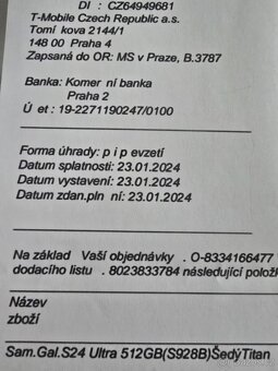Samsung Galaxy S24 Ultra S928B 12GB/512GB v záruce - 3