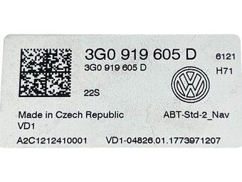 Navigace VW Discover Media 3G0919605D VW Passat B8 2017 - 3