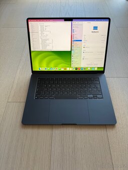 ZÁNOVNÍ APPLE MACBOOK AIR 15” M2/256GB/8GB/BATERIE 100% - 3