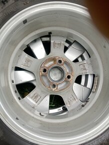 Alu kola Torino ET 35 LK100, pneu Continental 185/55 R 15, - 3