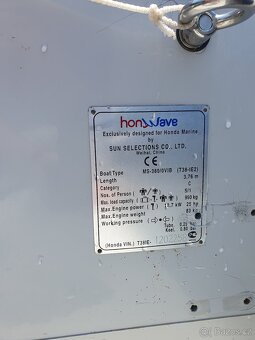Nafukovací člun Honda Honwave T38 IE2 - 3