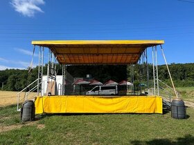 mobilní pódium, stage 7,5 x 6m - 3