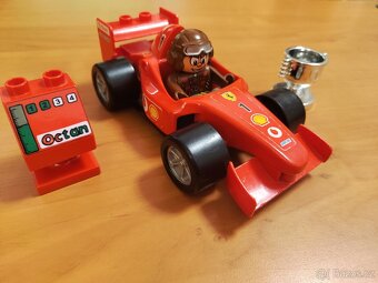 Lego duplo - Formule 1, pilot, pohár, octan - 3