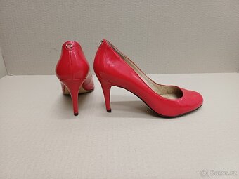 Červené lesklé lodičky vel.36 - 3