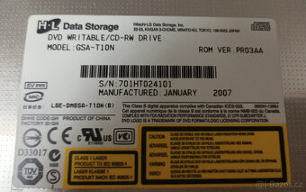DVD mechanika do notebooku GSA-T10N - 3