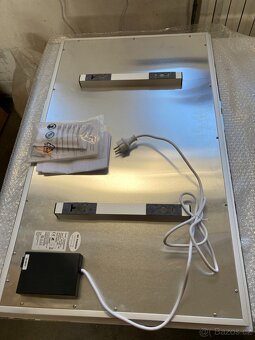 Topné zrcadlo 450W s LED podsvícením a termostatem - 3