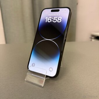 iPhone 14 Pro 256GB space black, pěkný stav, rok záruka - 3