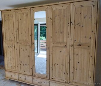 Šatní skříň 260x60x220 cm - borovice - 3