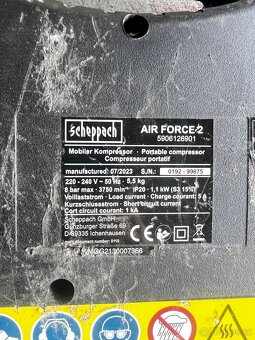 Kompresor Scheepach air force 2 - 3