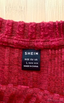 Kroplý svetr s perly zn.. Shein vel L - 3